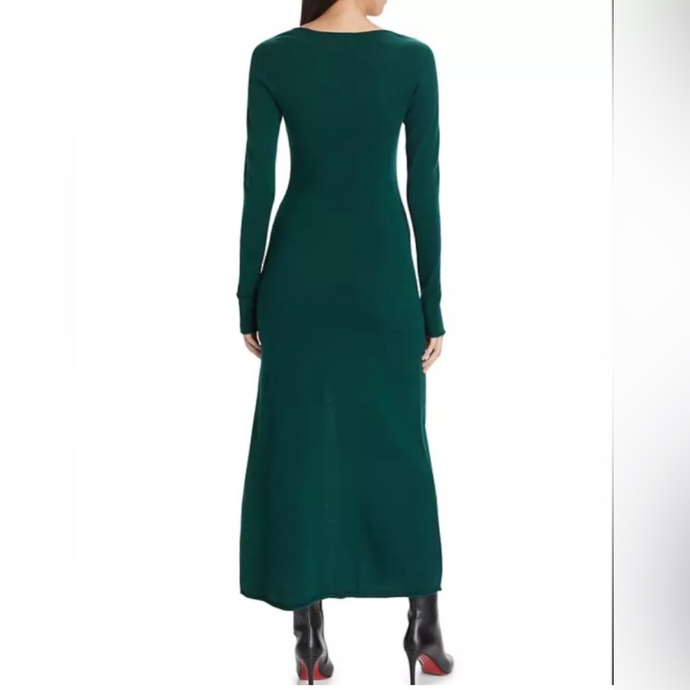 NWT Reformation Jennita Cashmere Midi Dress in Green - Picture 4 of 10